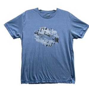 Sitka Hunting Gear T-Shirt Mens Large Mountain Ram Performance Gorpcore Workwear